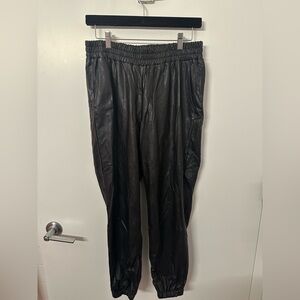 $60! Amanda Uprichard Women’s Vegan Leather Beacon Pants Size M. FREE SHIPPING!